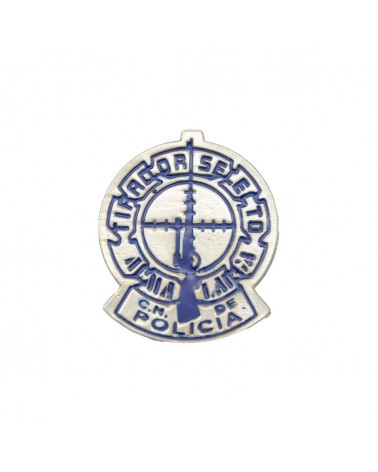 Distintivo CNP Tirador Selecto Plata