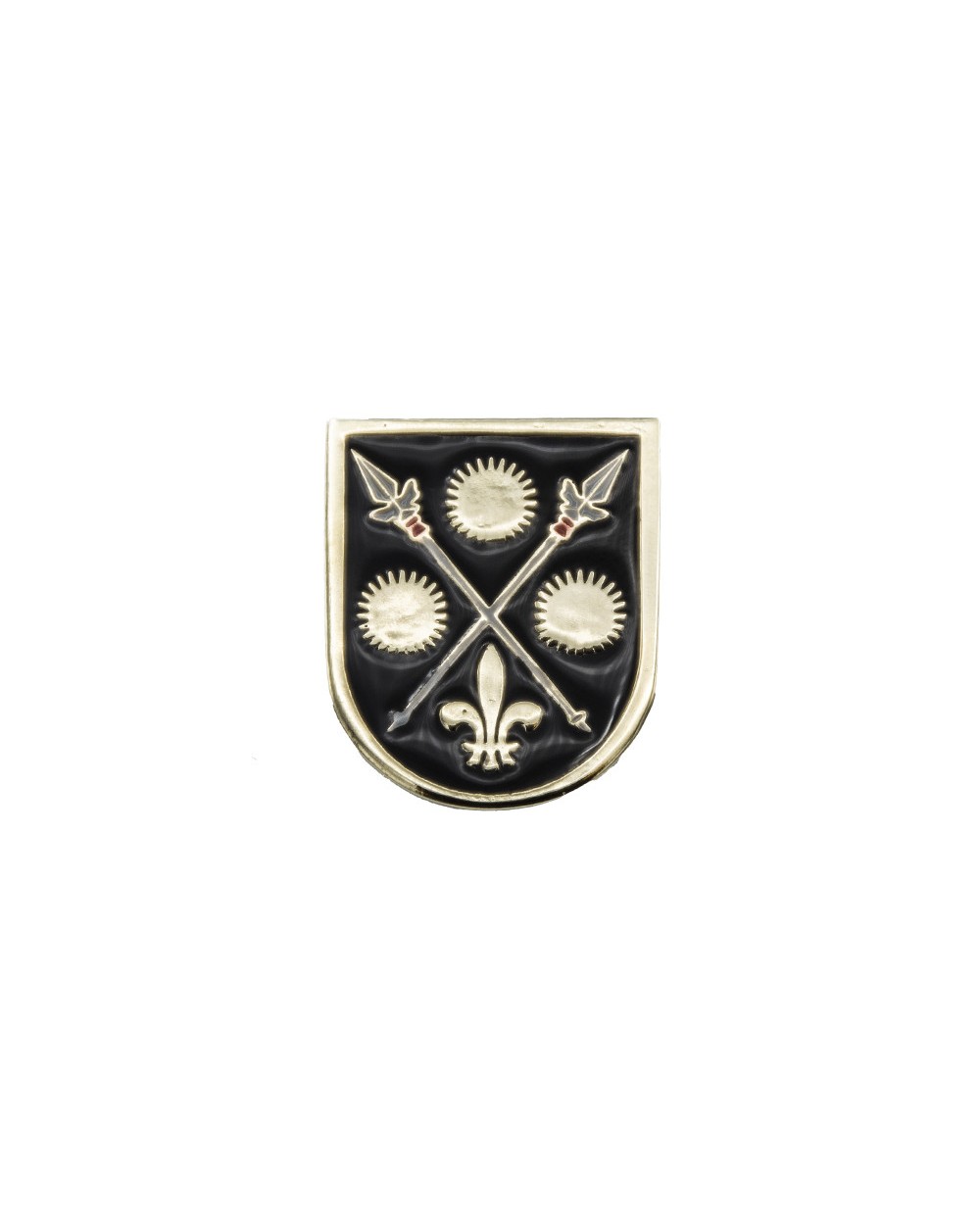 Distintivo de Pecho Curso Avanzado Policía Militar Cuadro de Mandos Oro
