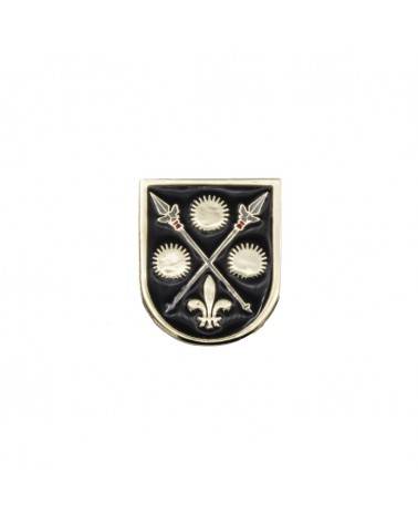 Distintivo de Pecho Curso Avanzado Policía Militar Cuadro de Mandos Oro