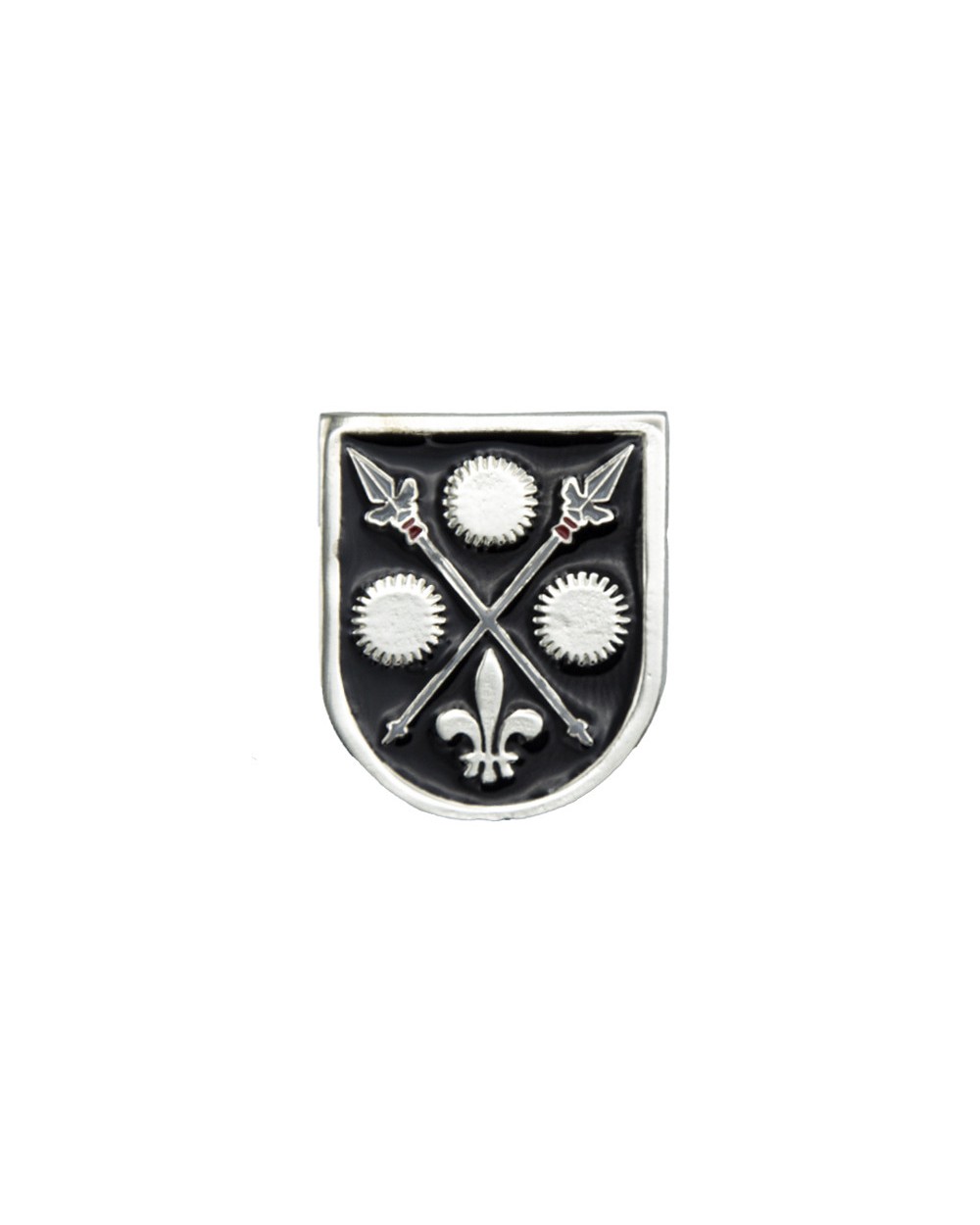 Distintivo de Pecho Curso Avanzado Polícia Militar para Tropa Plata