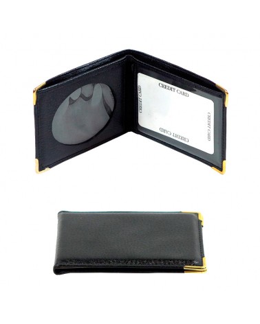 Cartera porta-placa ovalada billetero doble bandeja