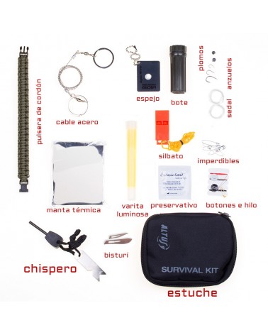 Kit supervivencia Ejercito del Aire