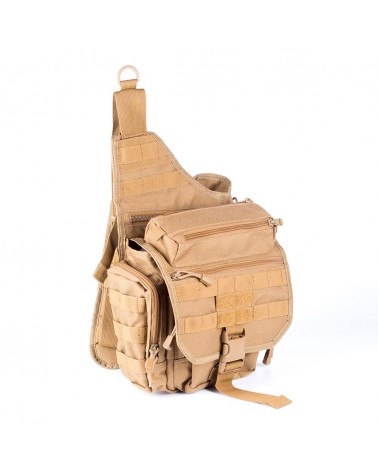 Bandolera táctica molle pequeña coyote