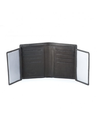 Cartera doble billetero caballero color negro