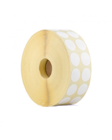 Rollo parches de tiro color blanco 20mm