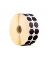 Rollo parches de tiro color negro 20mm