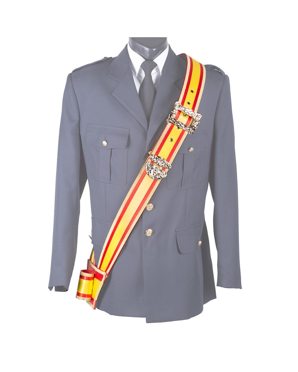 Bandolera Gala con Cuja Bandera de España modelo Fuerzas Armadas