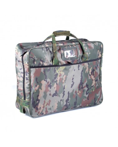 Bolsa de mano pixelado verde boscoso
