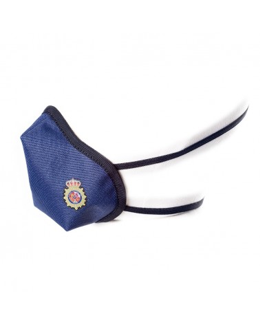 Mascarilla reutilizable Policia Nacional color Azul