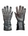 Guantes motorista invierno piel