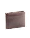Cartera caballero monedero piel marrón