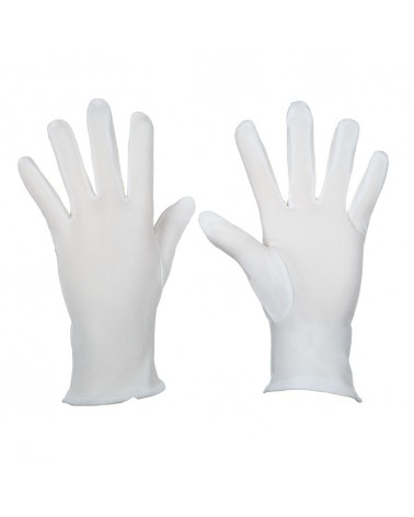 Guantes Gala poliamida blanco Talla única