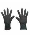 Guantes Gala de poliamida negro Talla única