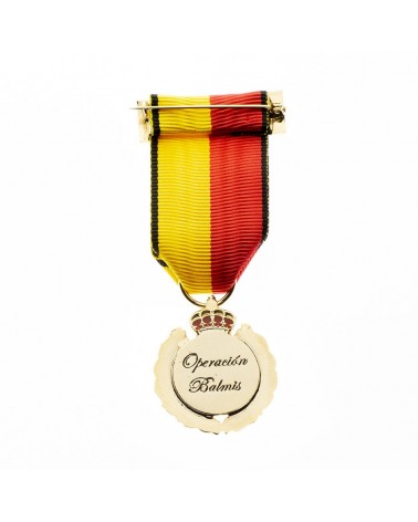Medalla conmemorativa operación balmis con pasador