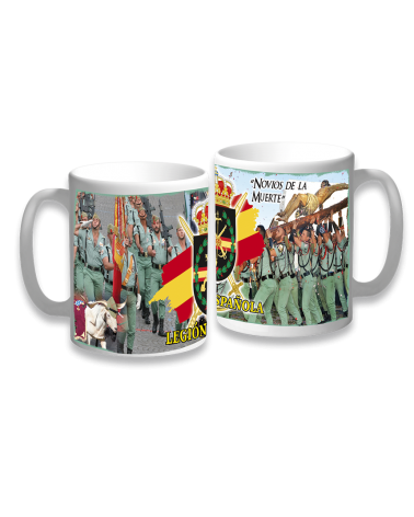 TAZA CERÁMICA LEGIÓN "NOVIO DE LA MUERTE"