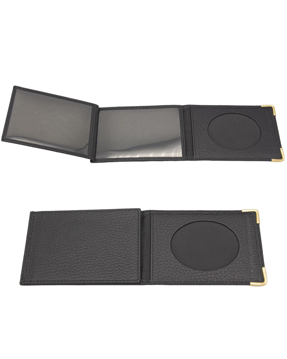 Cartera porta-placa 3 cuerpos modelo Bomberos con dto. carnet profesional