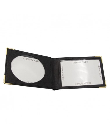 Cartera porta-placa ovalada Aduanas