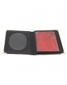 Cartera porta-placa sin billetero con doble talco
