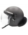 Casco antidisturbios negro talla única