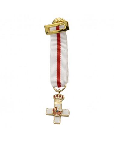 Cruz (Medalla) Miniatura al Mérito Militar con distintivo blanco