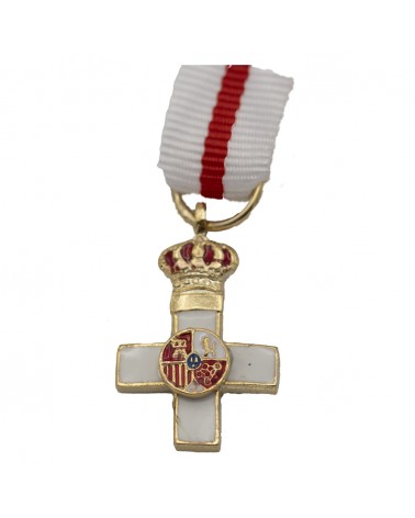 Cruz (Medalla) Miniatura al Mérito Militar con distintivo blanco