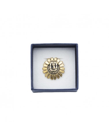 Pin miniatura con estuche serigrafiado Policia Municipal de Madrid
