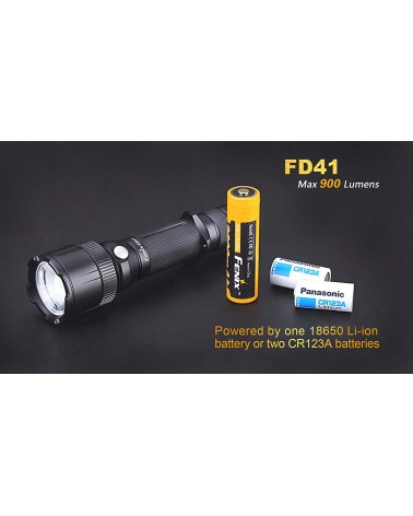 Linterna Led Fénix enfocable FD41 900 Lumens Y 5 Modos Regalamos batería ARB-L18-2600U