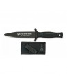 Cuchillo K25 entrenamiento negro hoja 12,5 cm.
