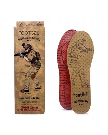 Plantilla Footgel Militar y Policial