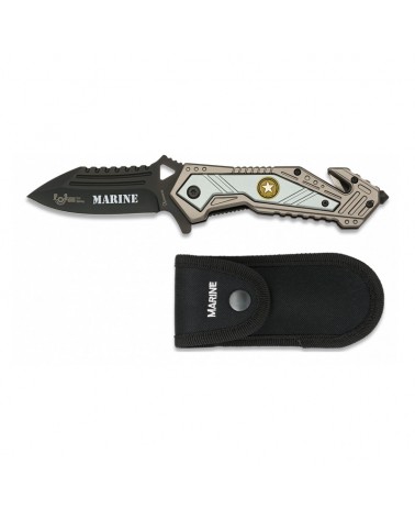 Navaja Marine seguridad clip FOS Albainox® hoja 8,5 cm.