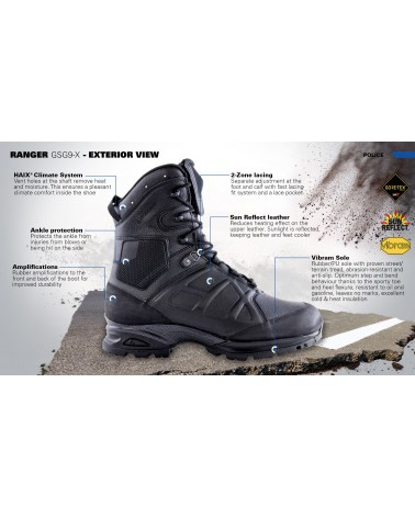 Bota HAIX RANGER GSG9-X 203301