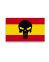 Pegatina Calavera España Gota Cera Grande