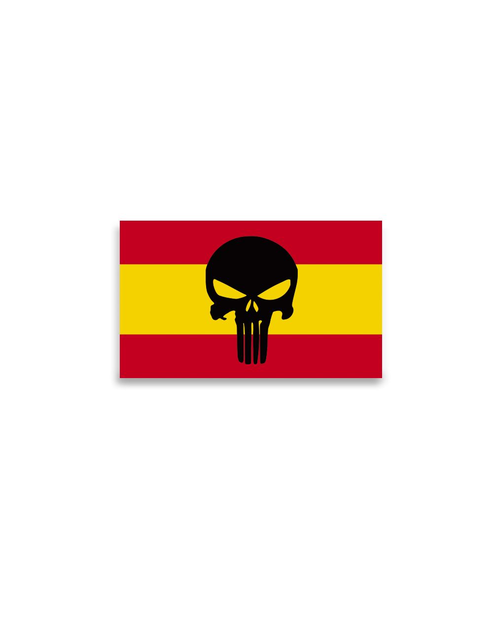Pegatina Calavera España Gota Cera Mediana