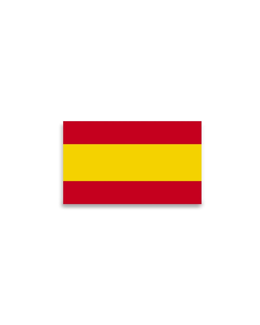 Pegatina Bandera de España Mediana Gota Cera