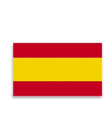 Pegatina Bandera de España Pequeña Gota Cera