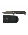 Navaja K25 Titanium coated con funda hoja 6,5 cm.
