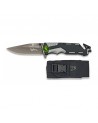Navaja K25 GC gris/negra seguridad hoja 9,4 cm.