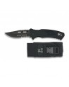 Navaja K25 black coated hoja 9 cm.
