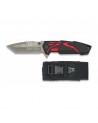 Navaja K25 roja/negra Titanium hoja 9,3 cm. FOS