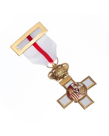 Cruz Mérito Militar distintivo Blanco