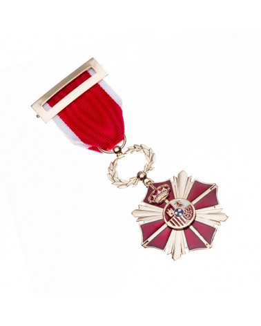 Insignia de la Real Orden de Reconocimiento Civil a las victimas del terrorismo