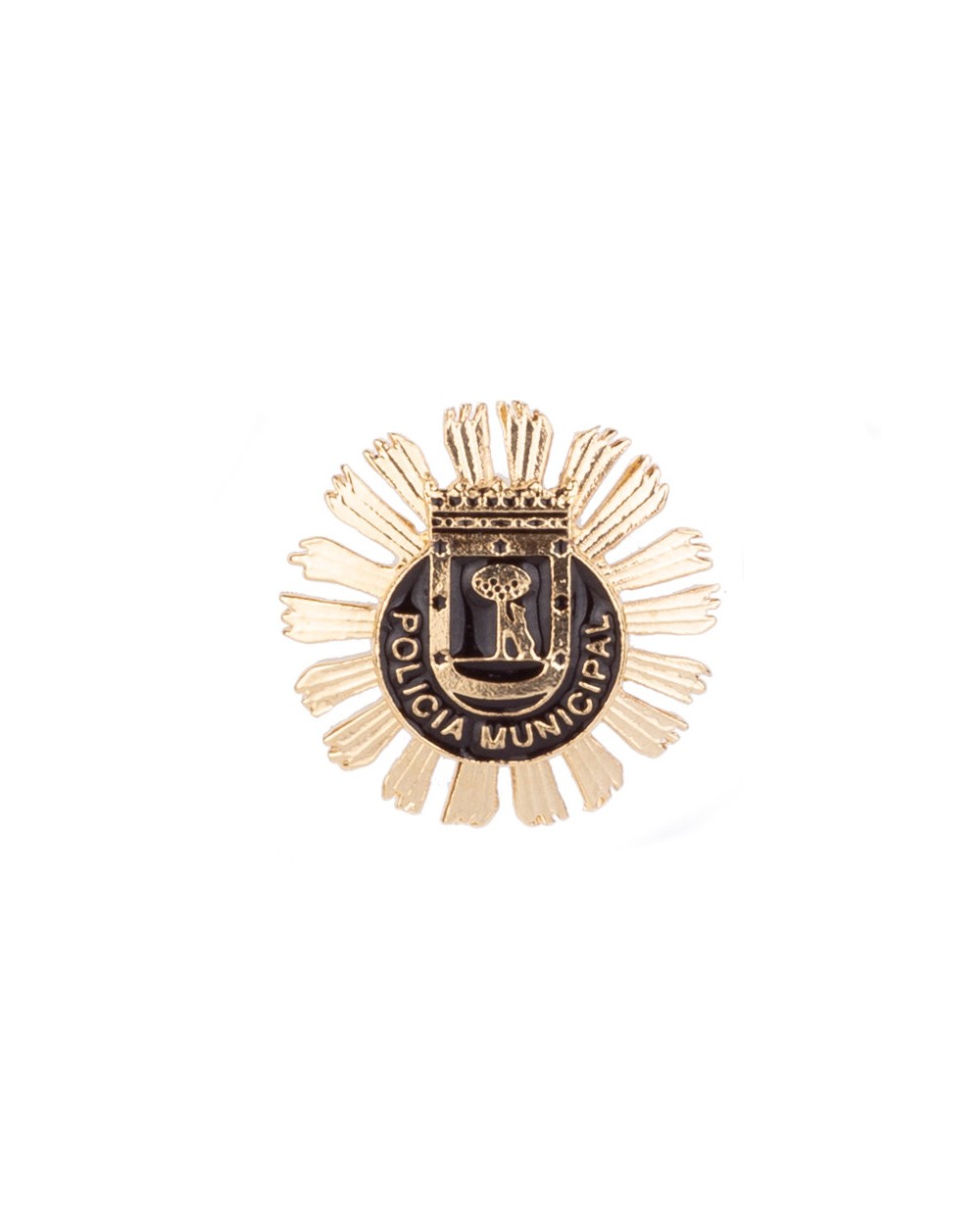 Pin miniatura con estuche serigrafiado Policia Municipal de Madrid