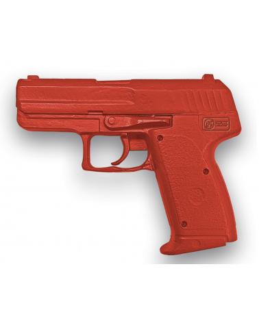 Pistola de entrenamiento réplica HK USP Compact roja K25