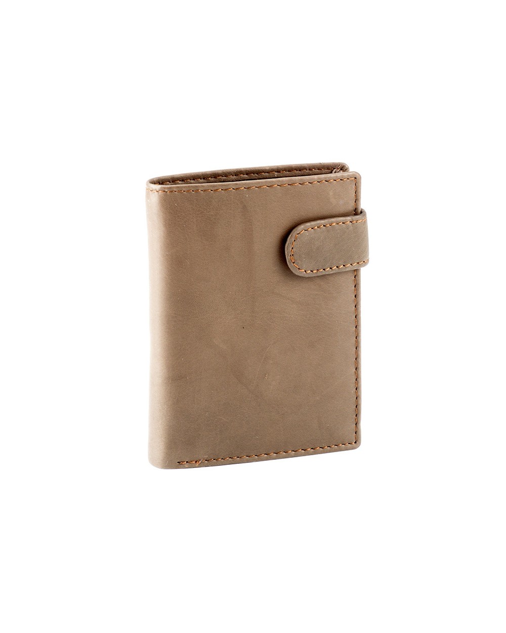 Cartera piel marron caballero