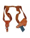 Funda cuero sobaquera horizontal para pistola