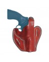 Funda cuero riñonera con broche para revolver
