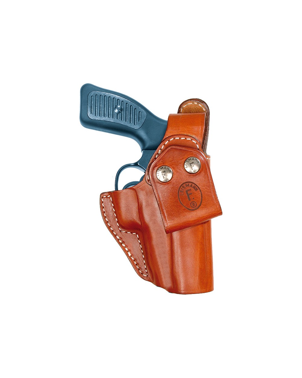 Funda interior cuero con broche para revolver
